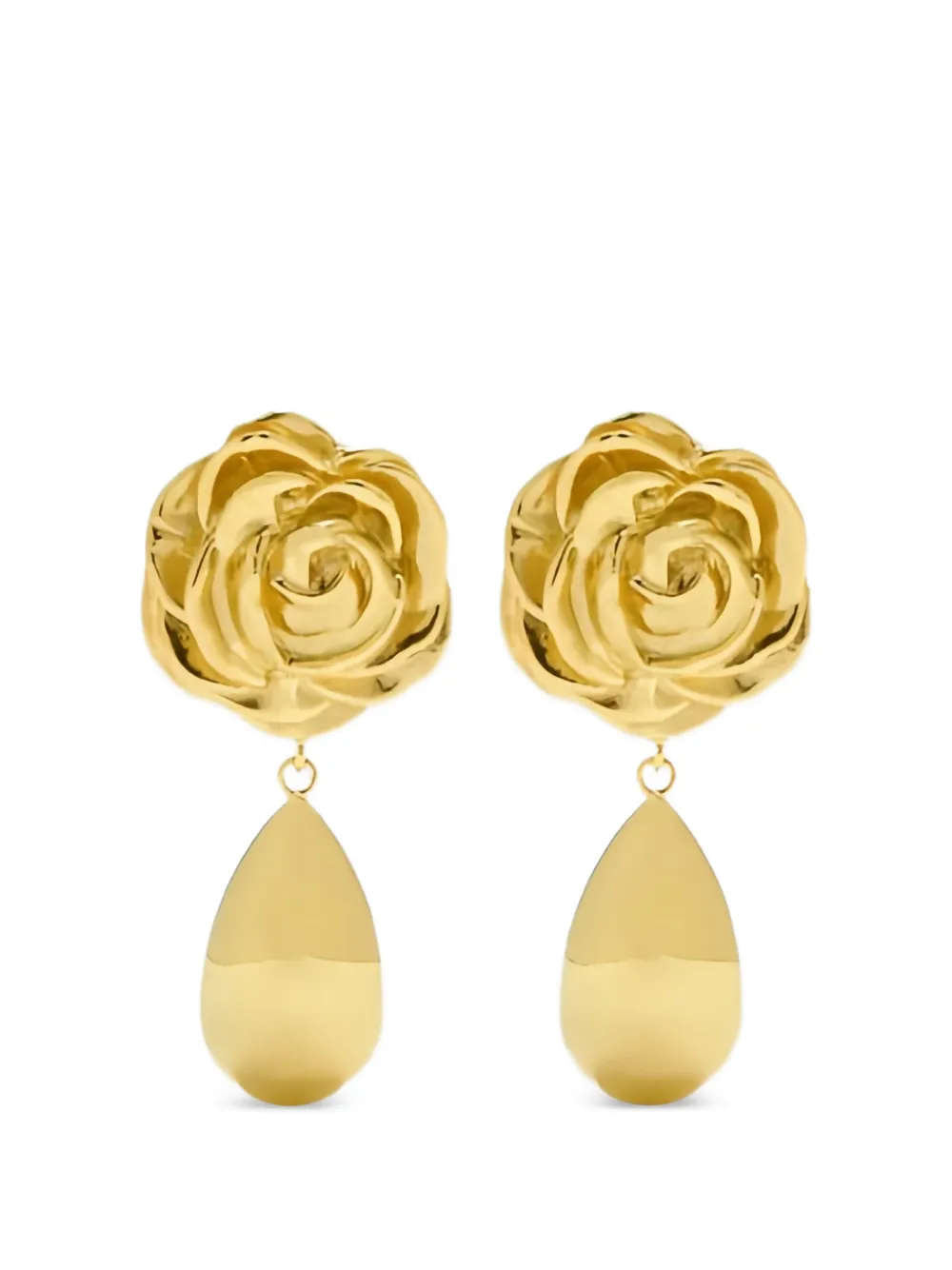 Magda Butrym rose teardrop earrings - Oro