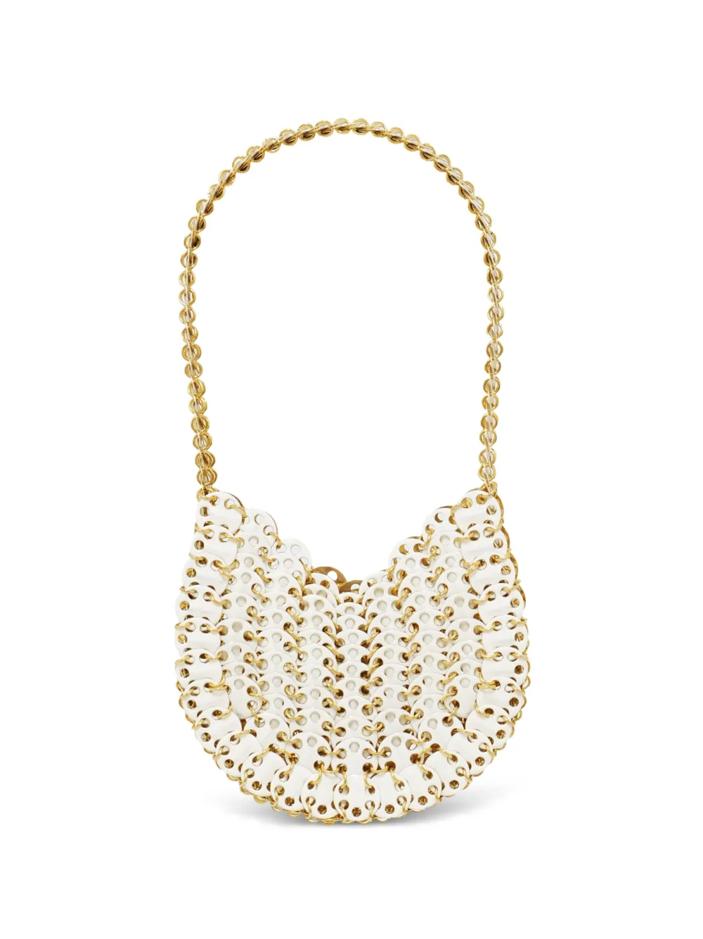 Rabanne 1969 Lunar disc-embellished tote bag - Oro
