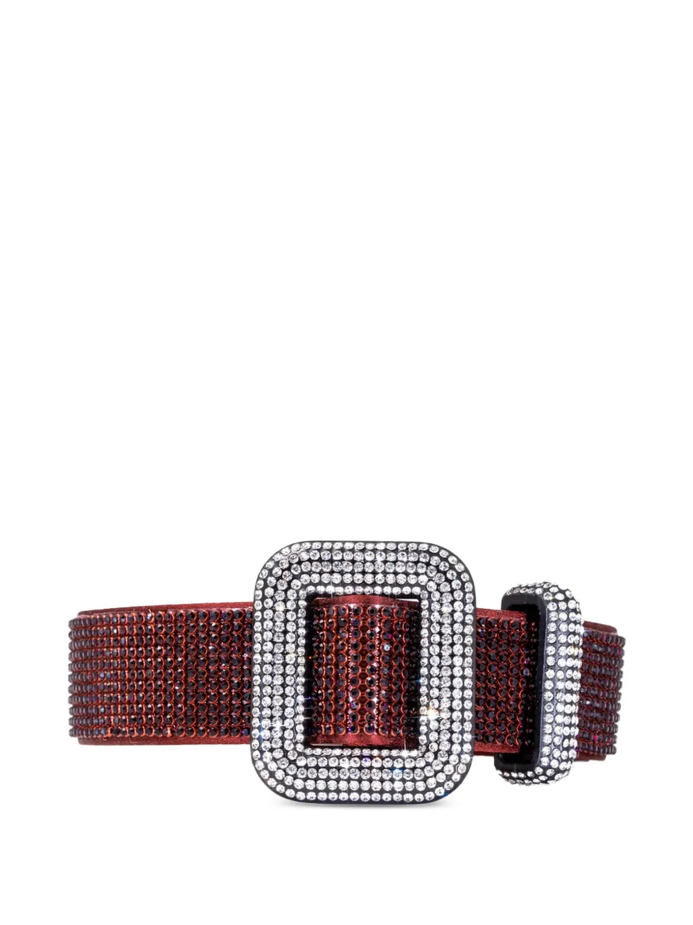 Benedetta Bruzziches crystal-embellished belt - Rosso