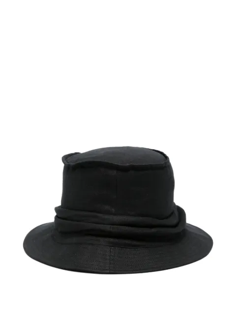 Yohji Yamamoto draped bucket hat