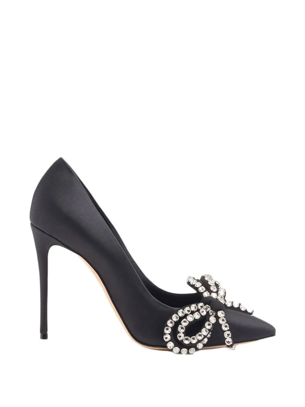 Casadei Judith Julia crystal-embellished pumps - Nero