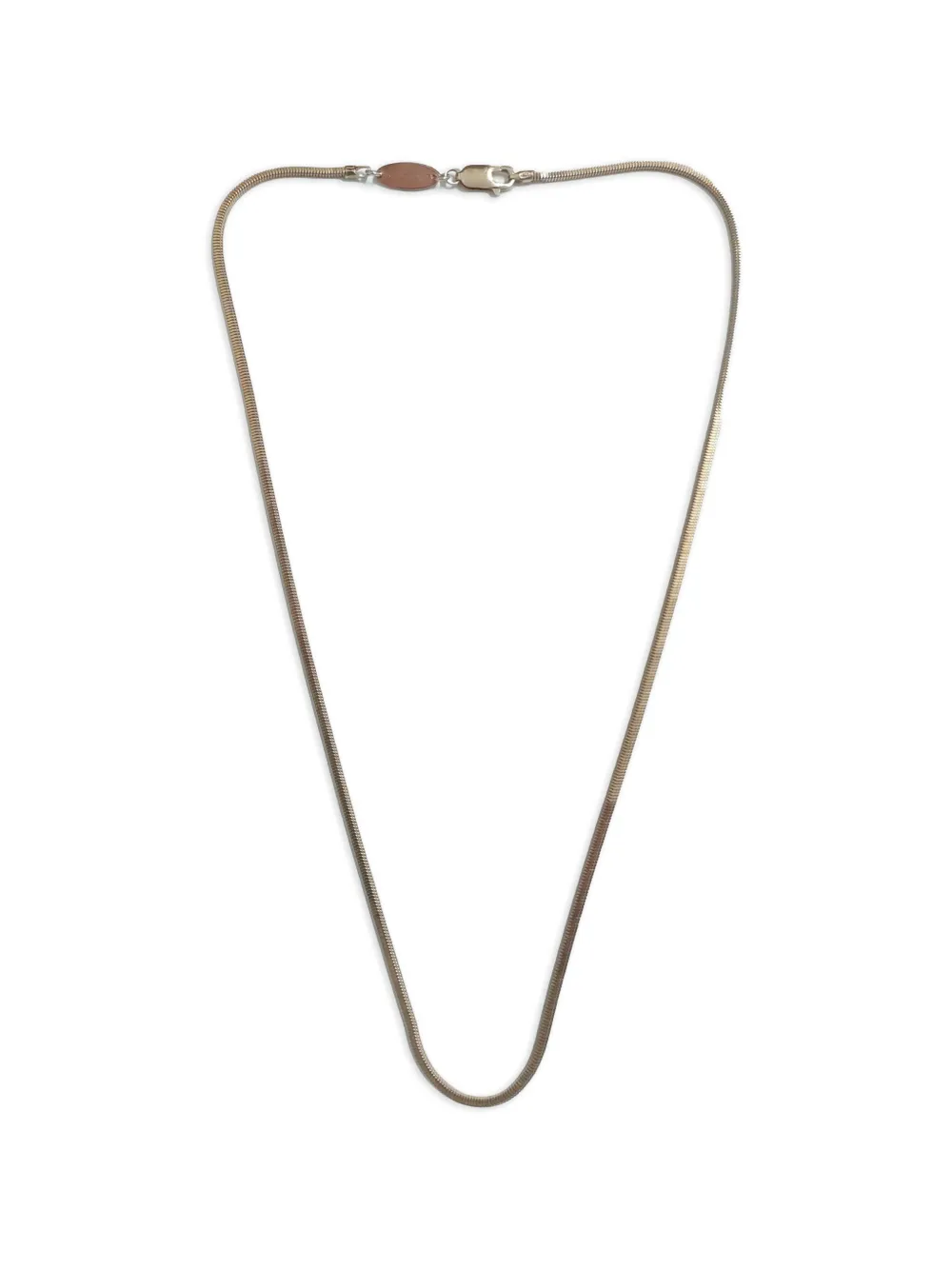 Giorgio Armani snake-link necklace - Silber