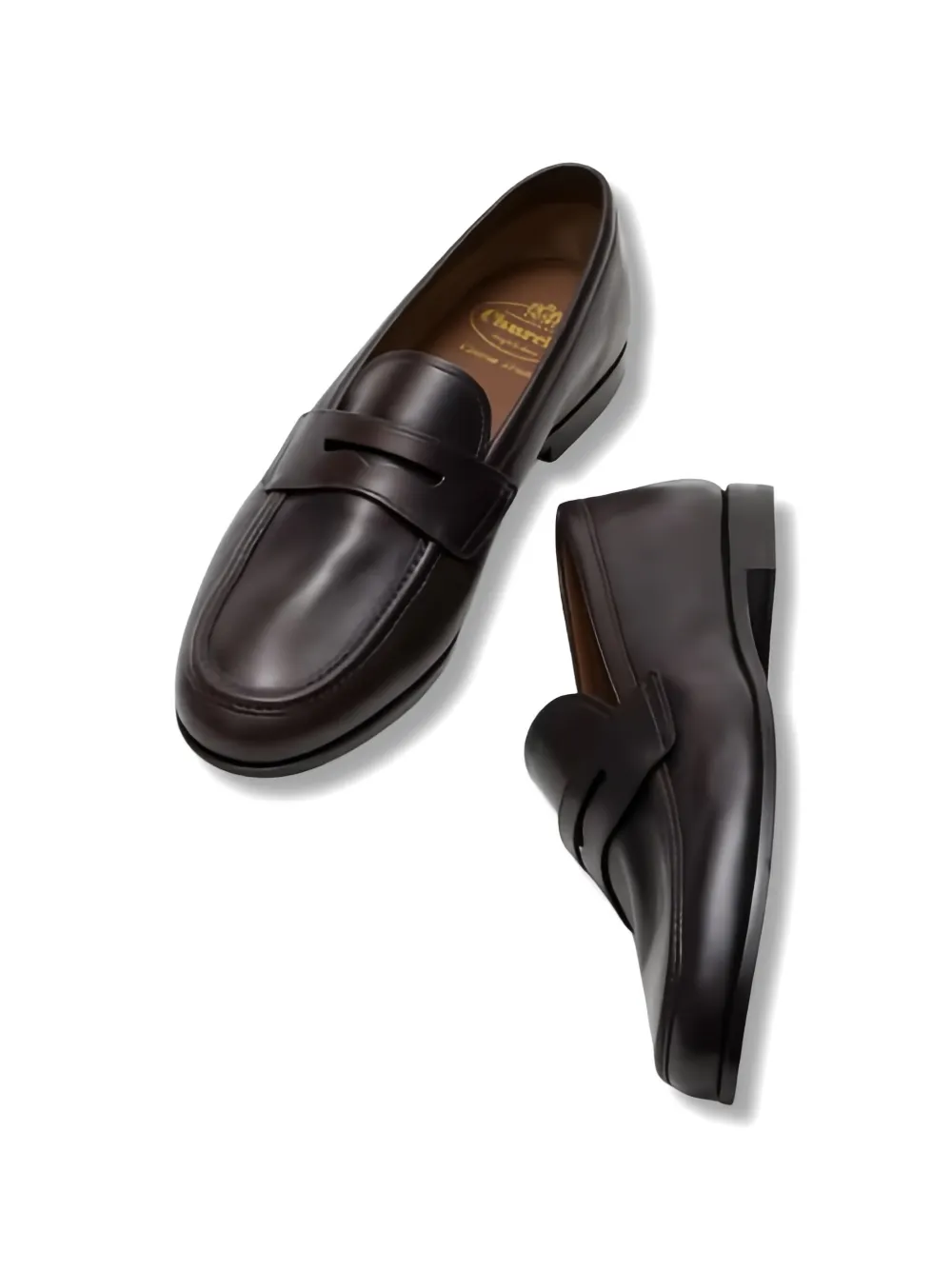 Church's penny-slot leather loafers Bruin