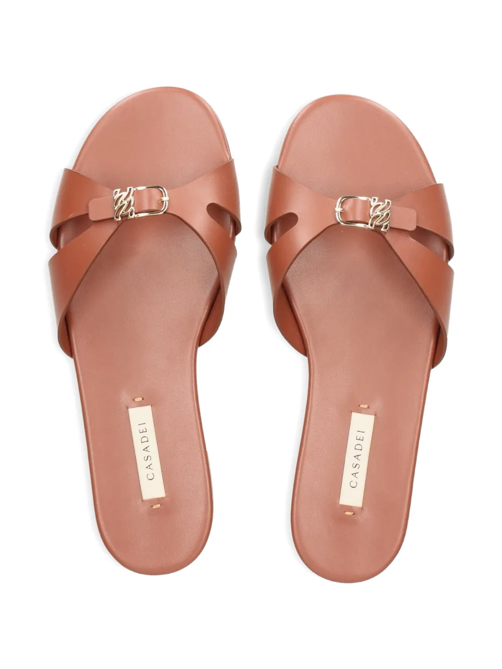 Casadei leather sandals Bruin