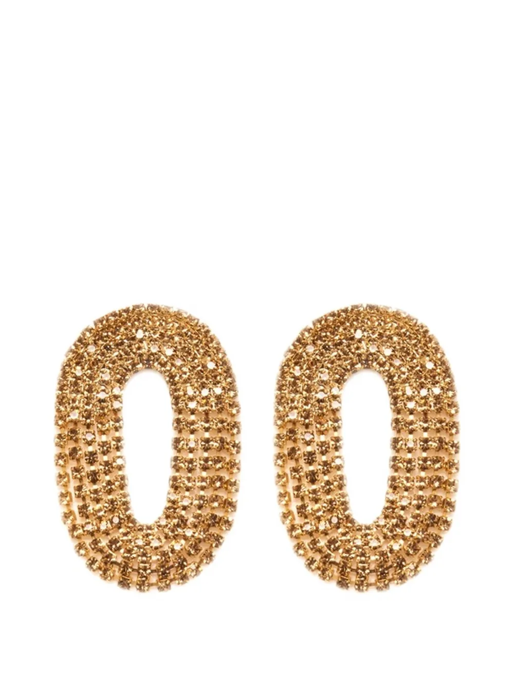 Silvia Gnecchi Liberty crystal-embellished earrings - Oro