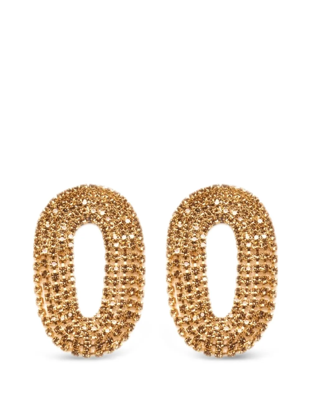 Silvia Gnecchi Liberty crystal-embellished earrings - Oro