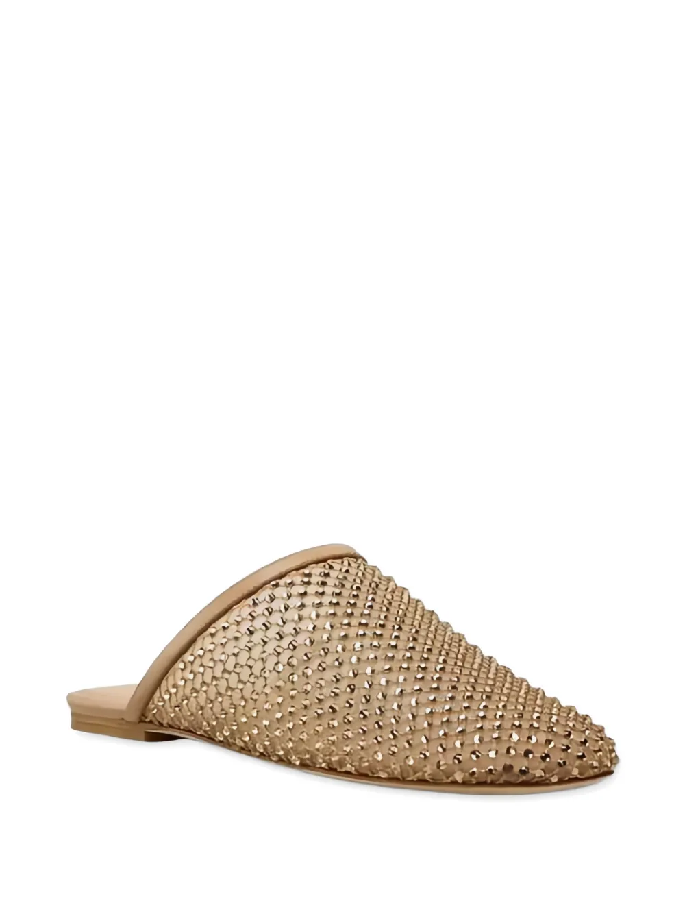 Stuart Weitzman crystal-embellished sandals - Nude