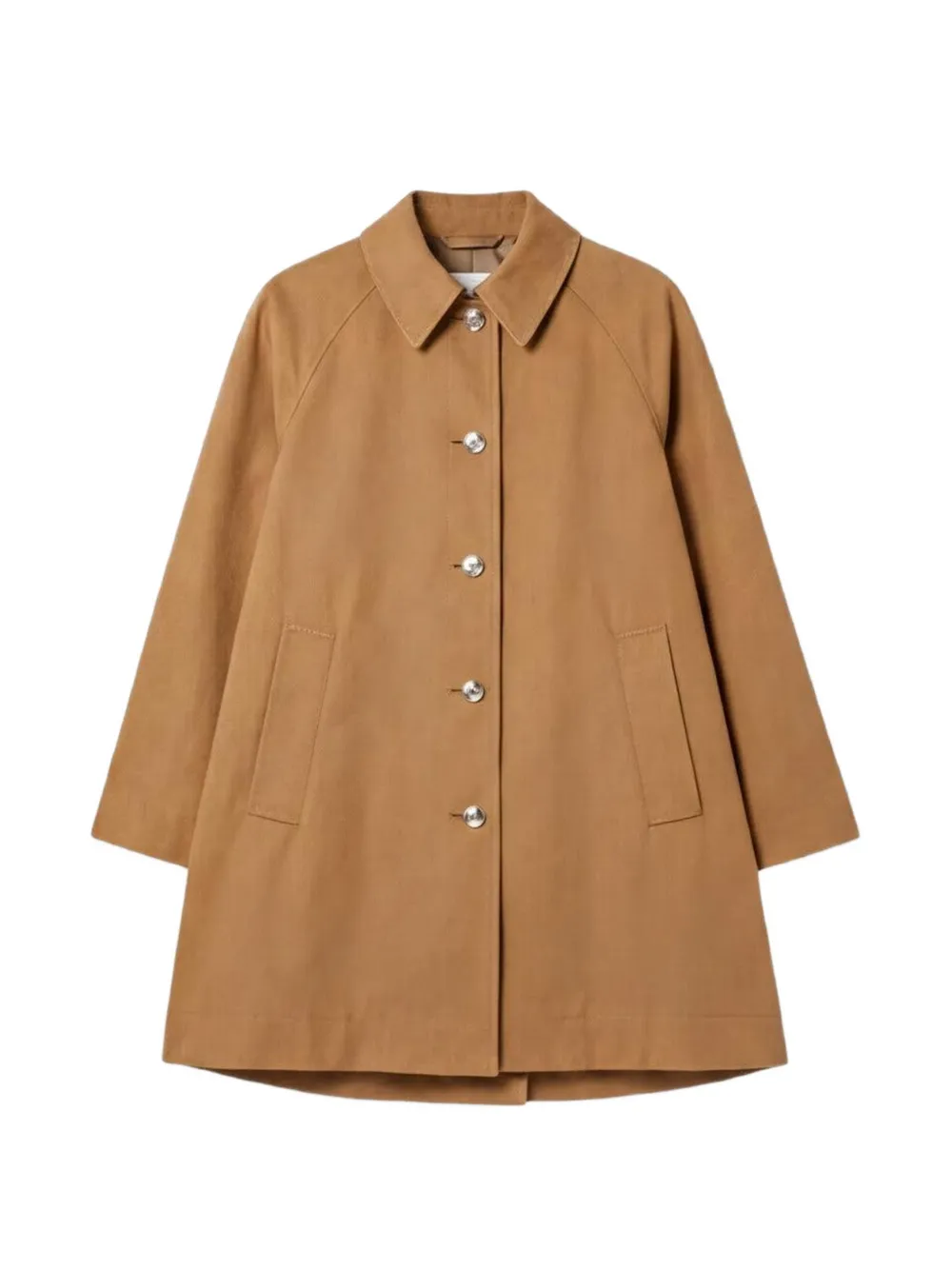 Herno pointed-collar overszied jacket - Brown