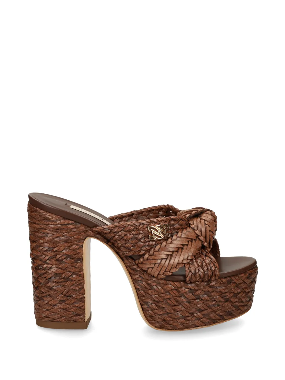 Casadei woven platform sandals Bruin