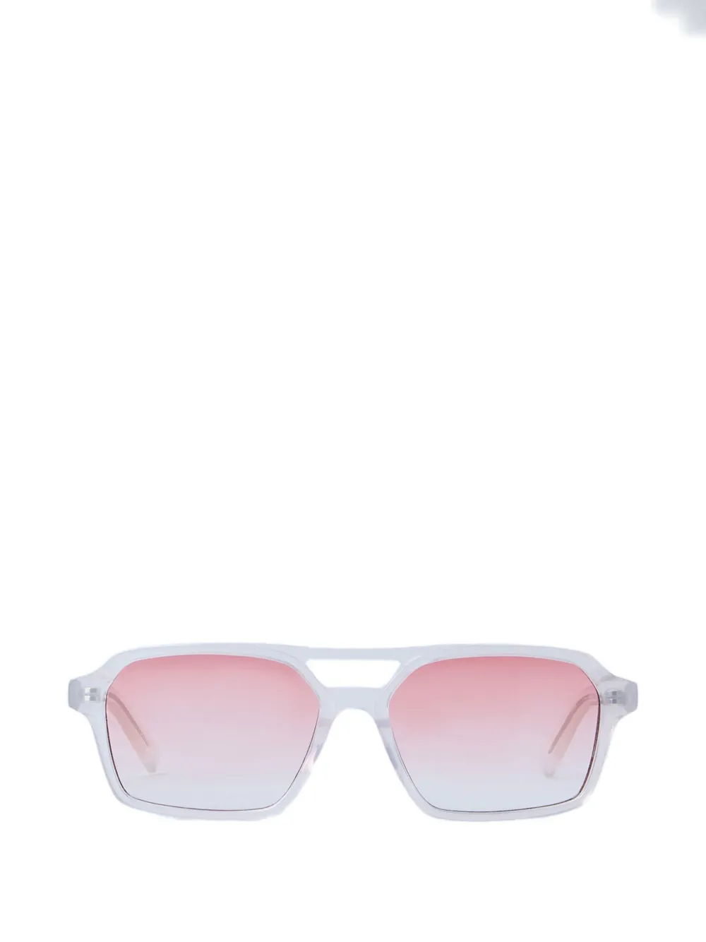 Retrosuperfuture transparent-frame square sunglasses - Rosa