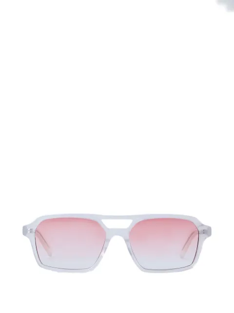 Retrosuperfuture transparent-frame square sunglasses