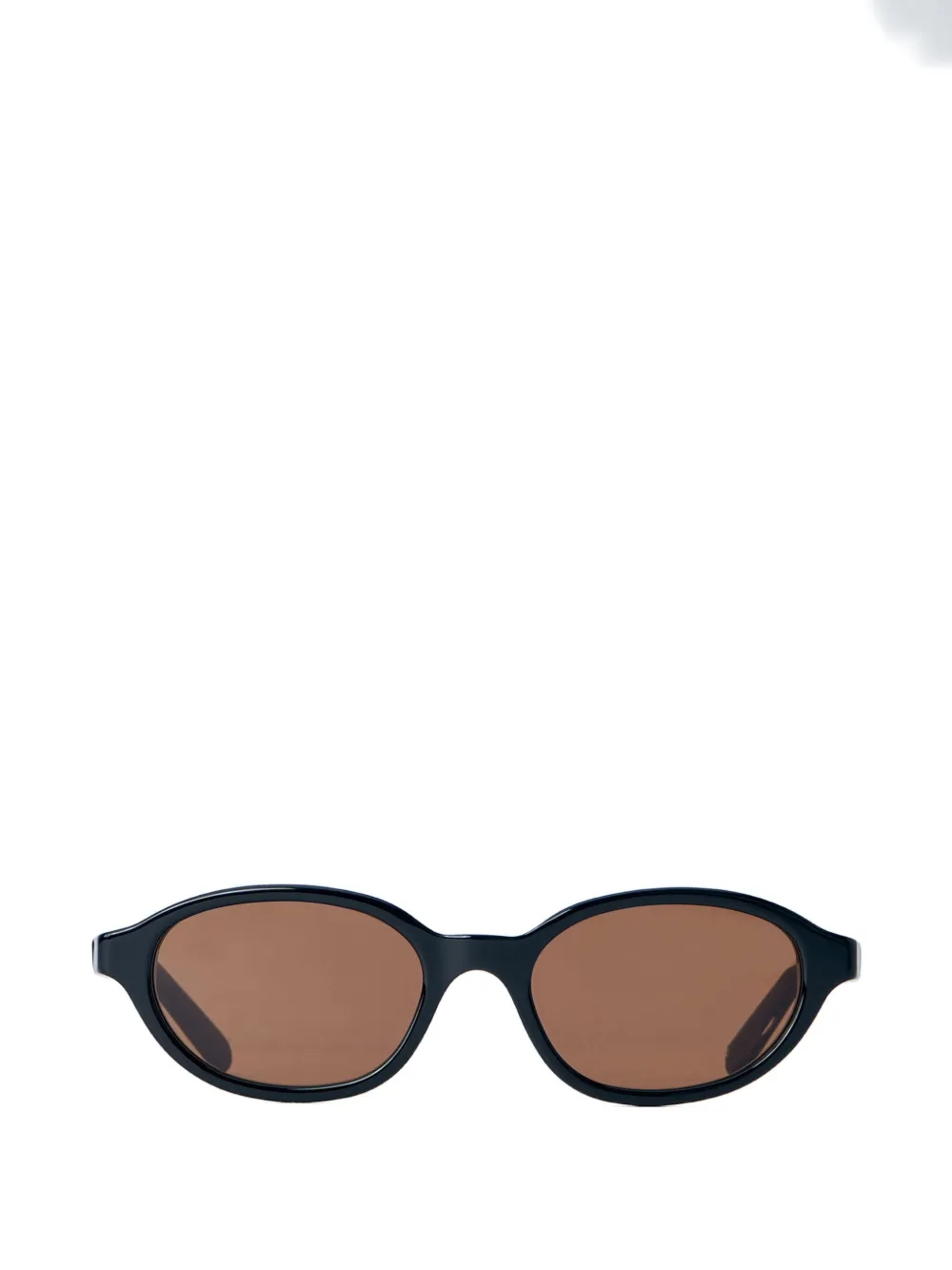 Retrosuperfuture logo-engraved oval-frame sunglasses - Nero