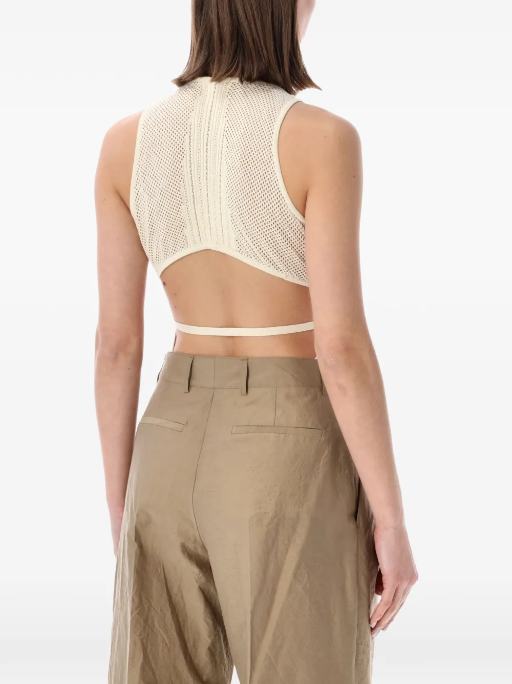 Sessùn Andrade pointelle body Beige