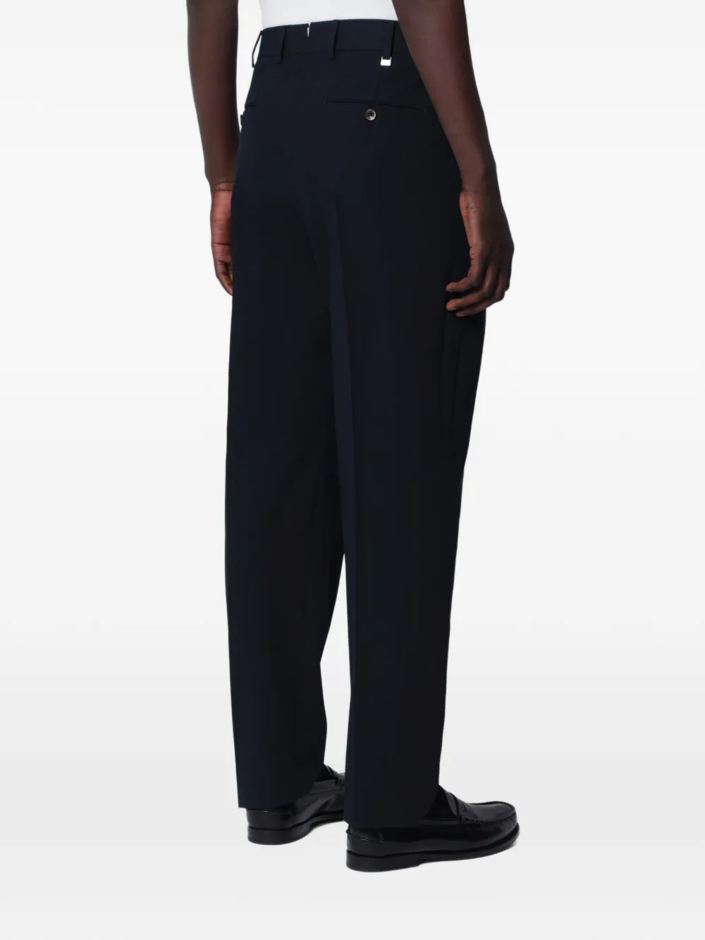 PT Torino Geplooide pantalon Blauw