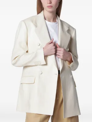 Alberto Biani シングルジャケット | ホワイト | FARFETCH JP