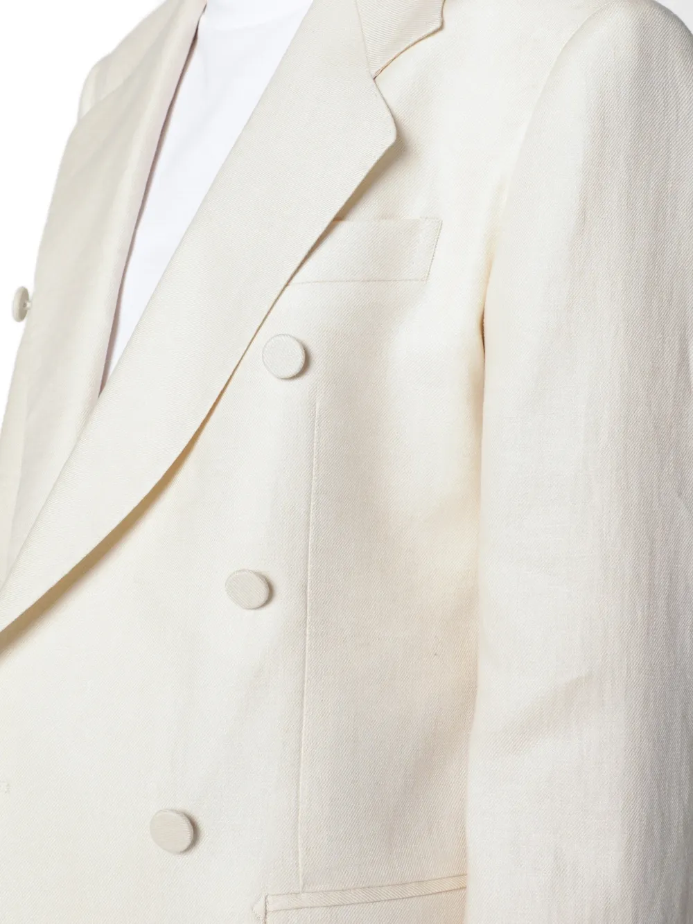 Tagliatore Blazer met dubbele rij knopen Beige