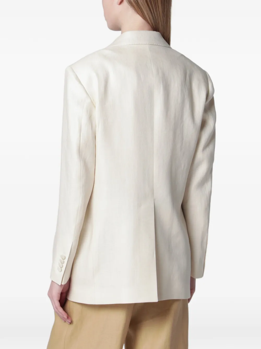 Tagliatore Blazer met dubbele rij knopen Beige