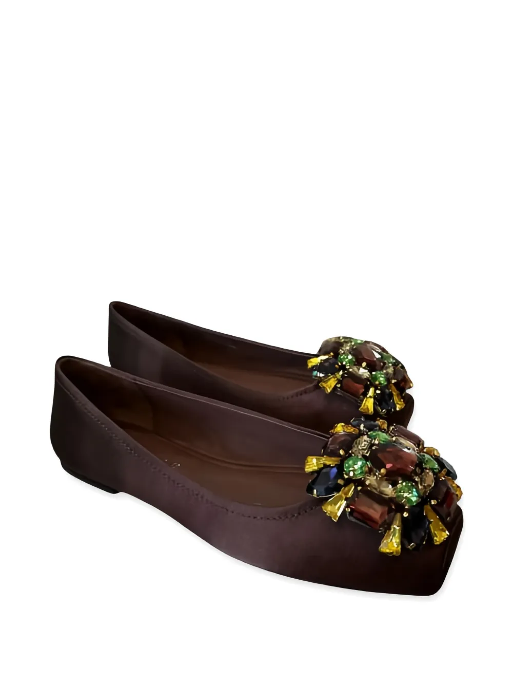 Jeffrey Campbell square-toe ballet flats Bruin