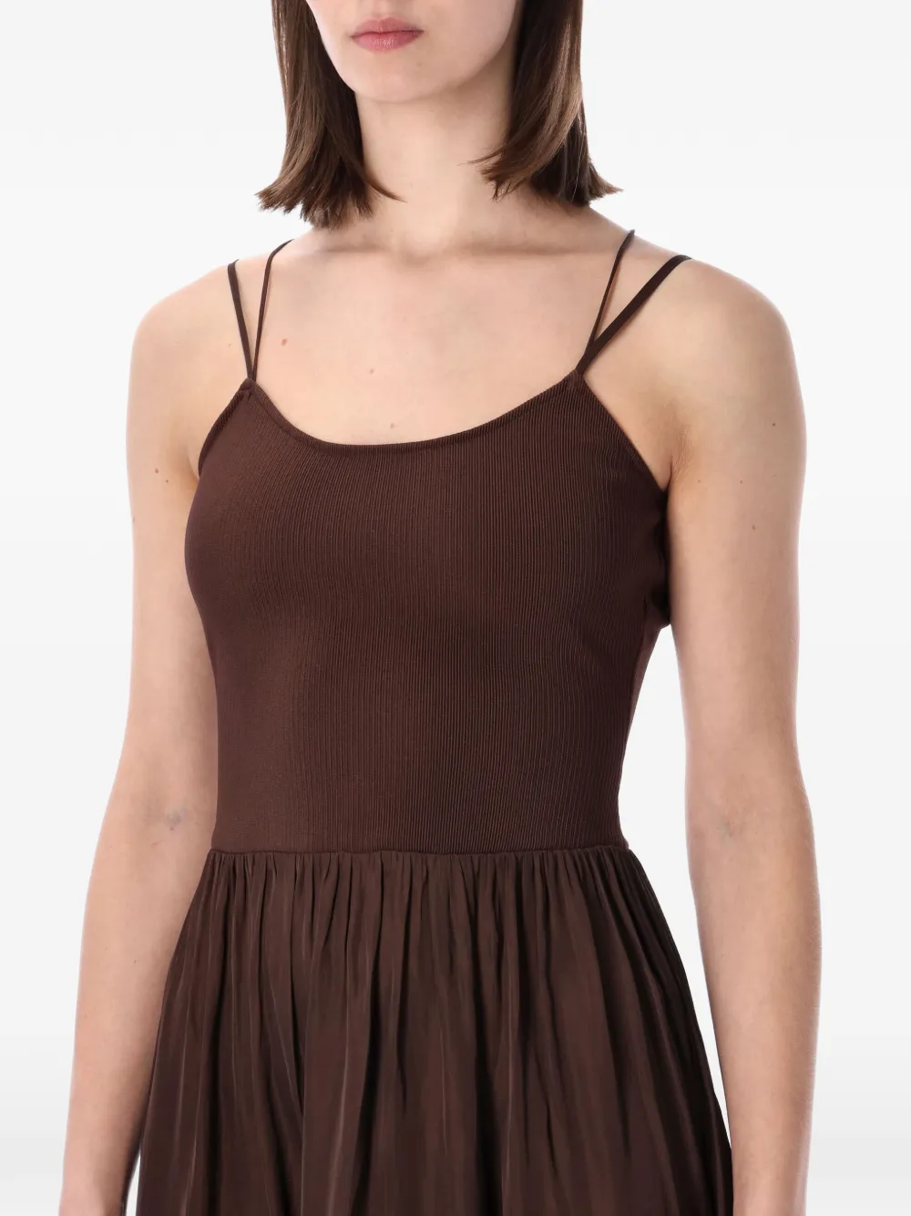 Sessùn Sweet Mambo jurk met veters Bruin