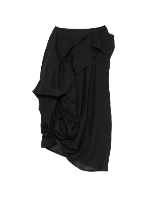 Yohji Yamamoto — asymmetric draped skirt