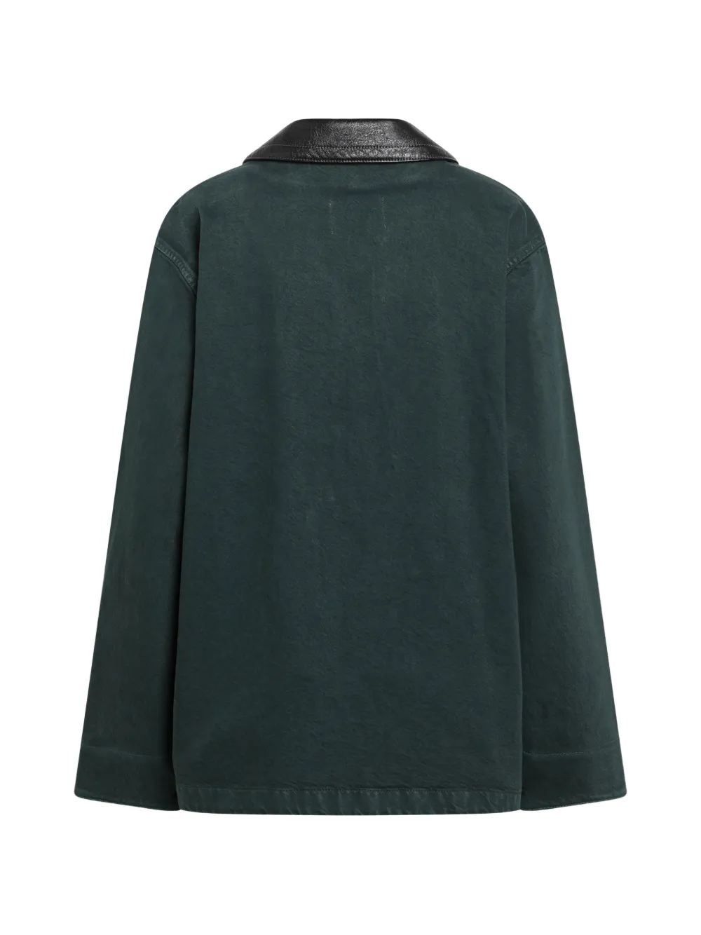Miu Mantel met enkele rij knopen Groen
