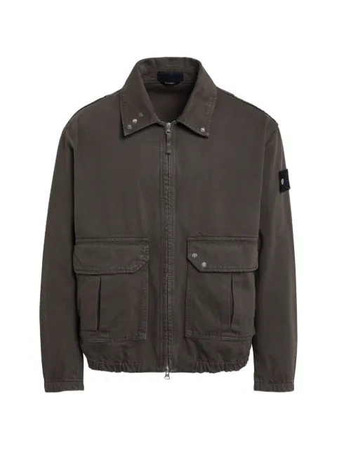 Stone Island logo-patch elbow-pad jacket