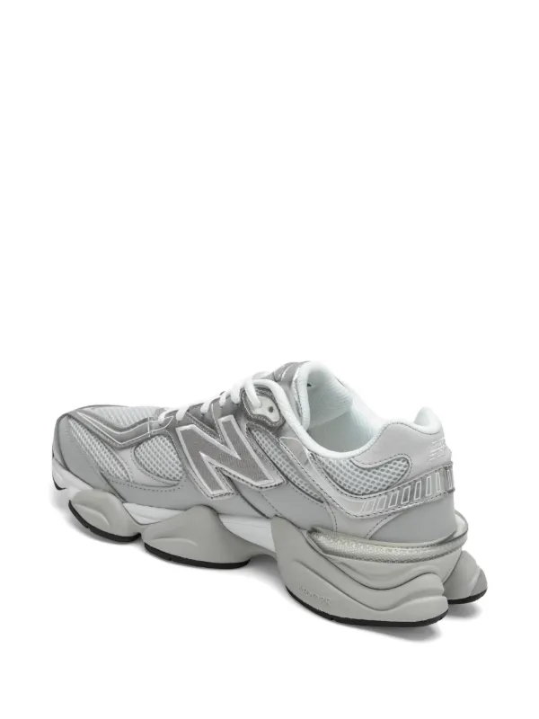 New Balance 9060 Panelled Sneakers | Silver | FARFETCH AO