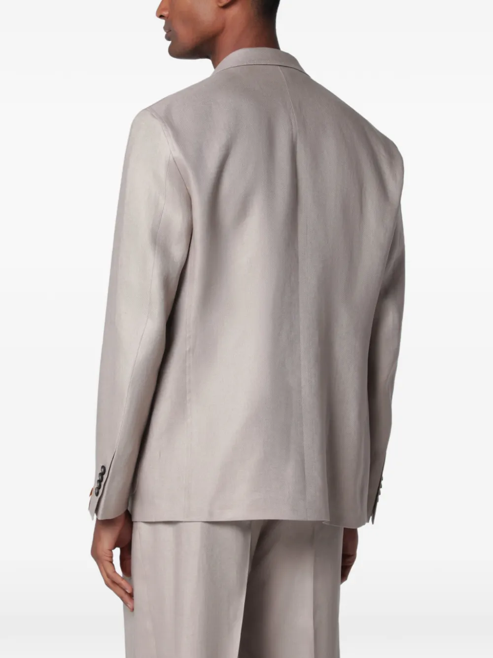 Tagliatore Blazer met enkele rij knopen Beige