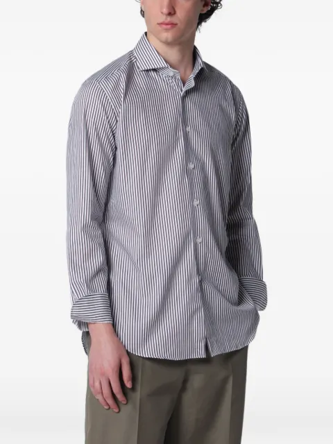 Xacus Travel striped shirt