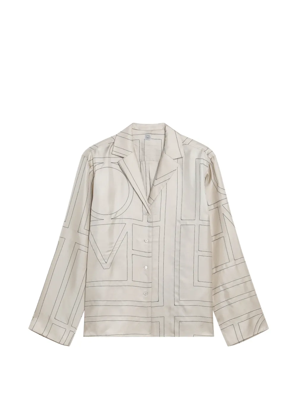 TOTEME Pyjama-Oberteil mit Monogramm - Nude