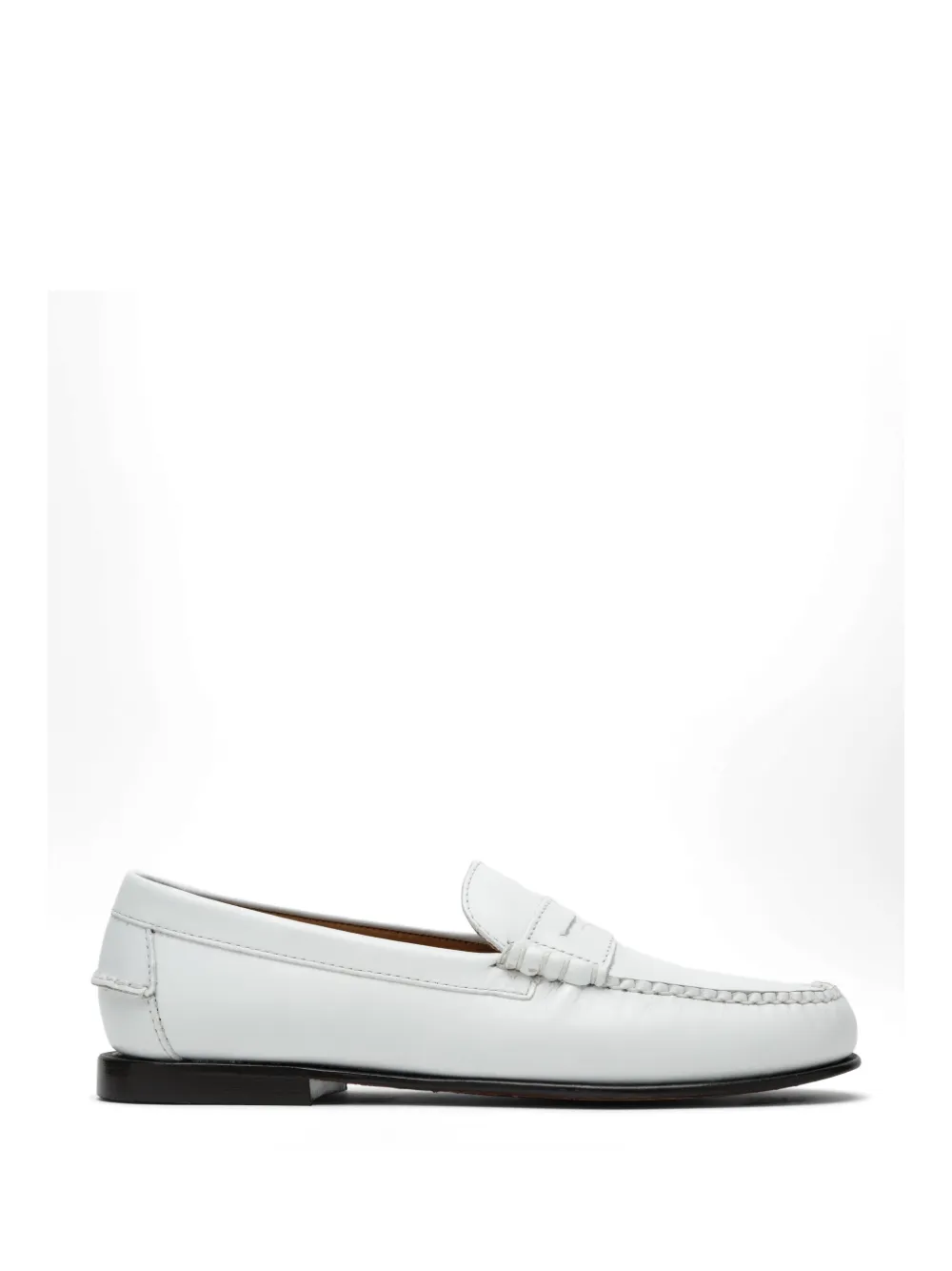 Sebago leather penny loafers - Bianco