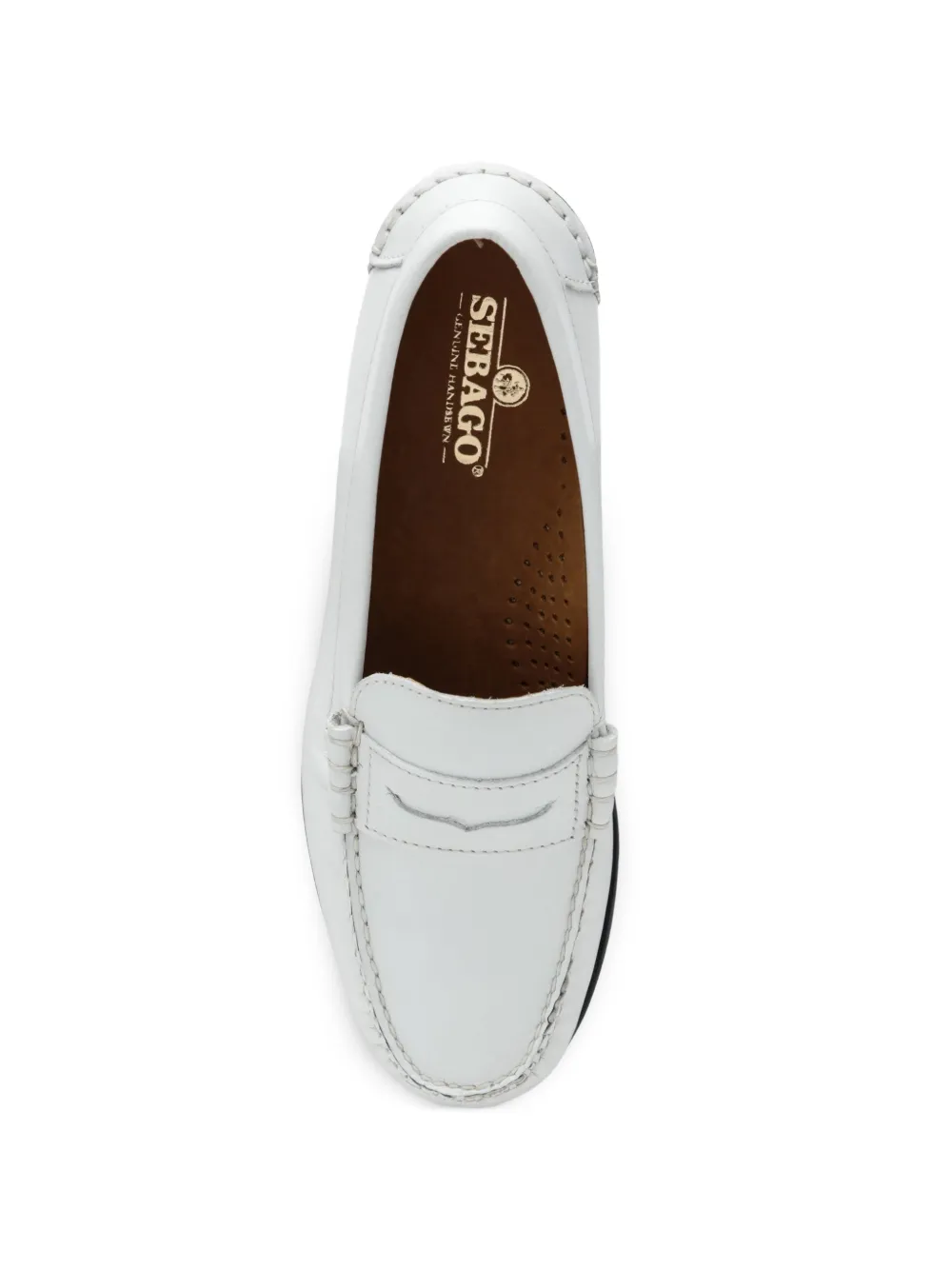 Sebago leather penny loafers Wit