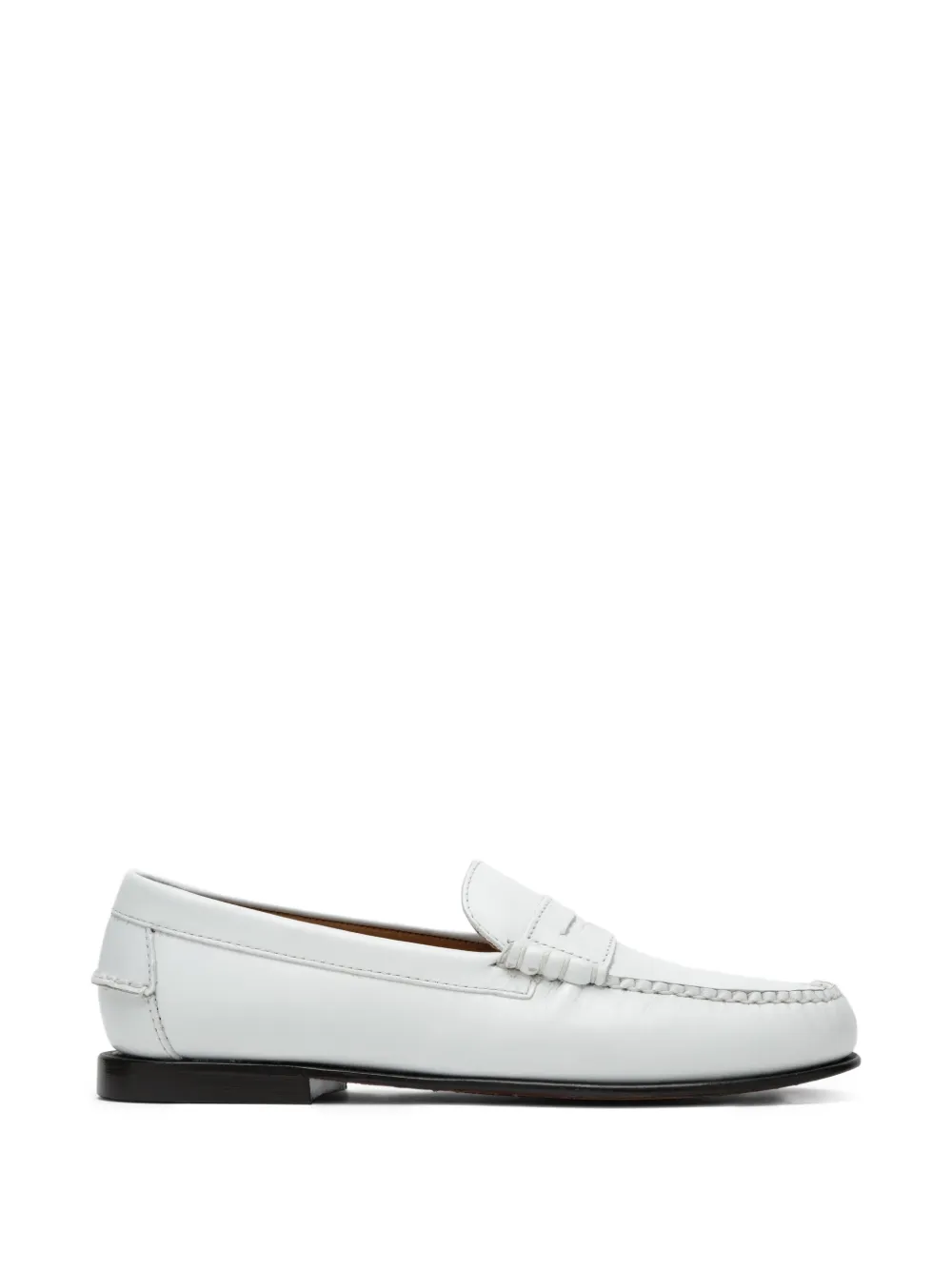 Sebago leather penny loafers - Bianco