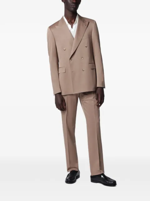 Tagliatore double-breasted peak-lapel suit