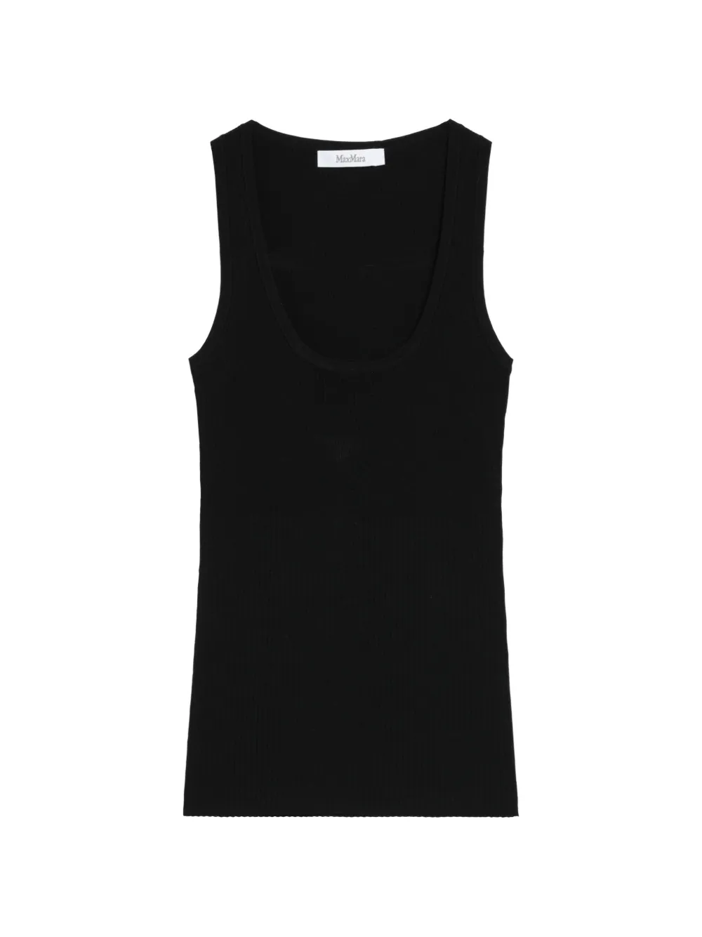 Max Mara ribbed-knit tank top - Nero