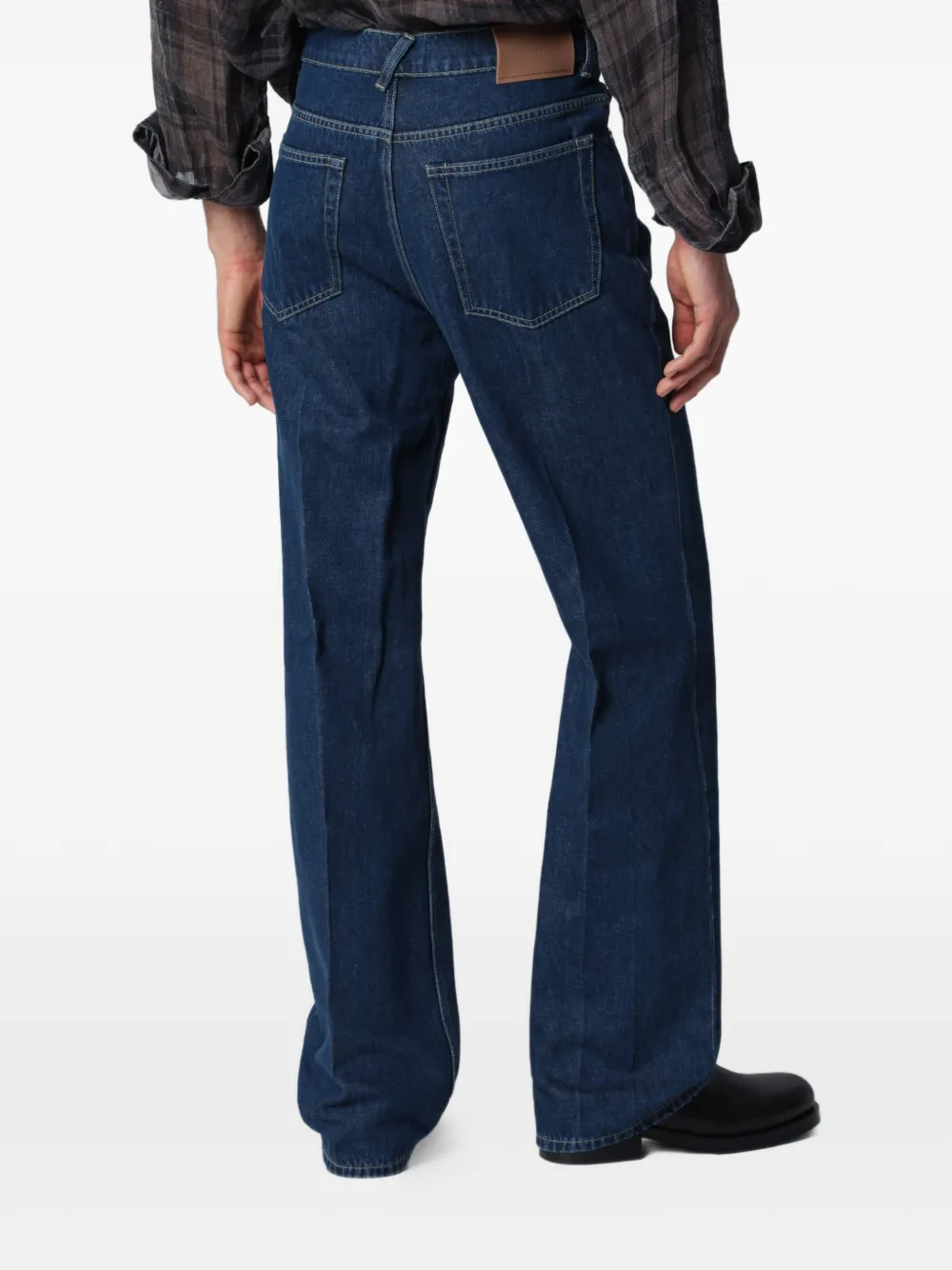 OUR LEGACY 70s Cut jeans met plooien Blauw