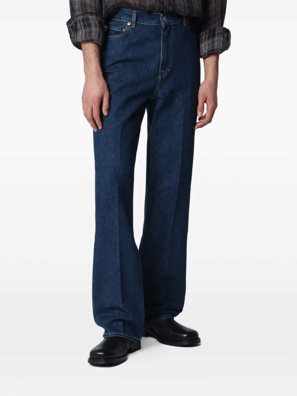 OUR LEGACY 70s Cut pressed-crease jeans - Blau