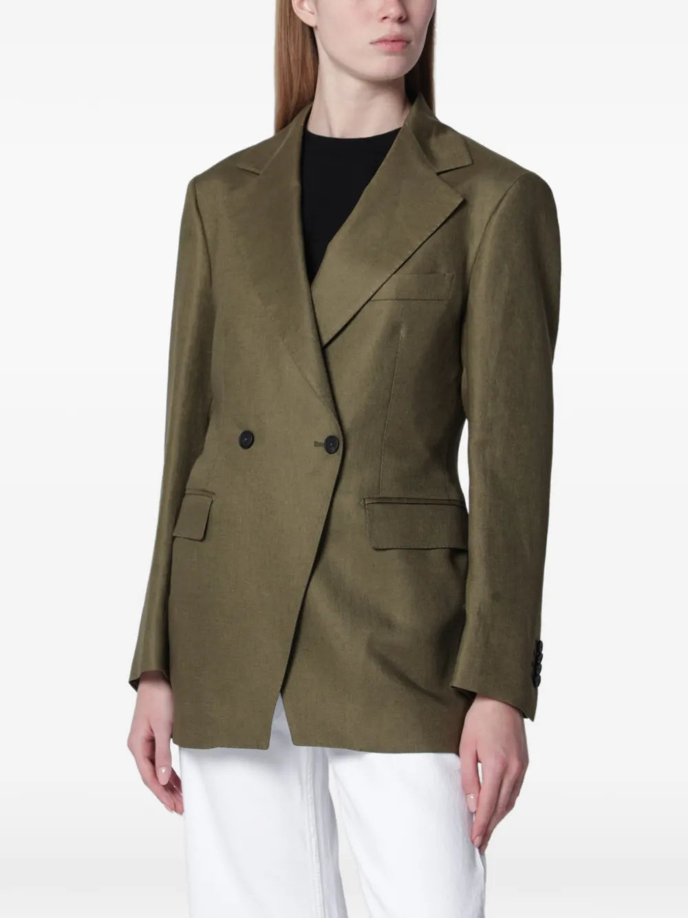 Tagliatore double-breasted blazer - Verde