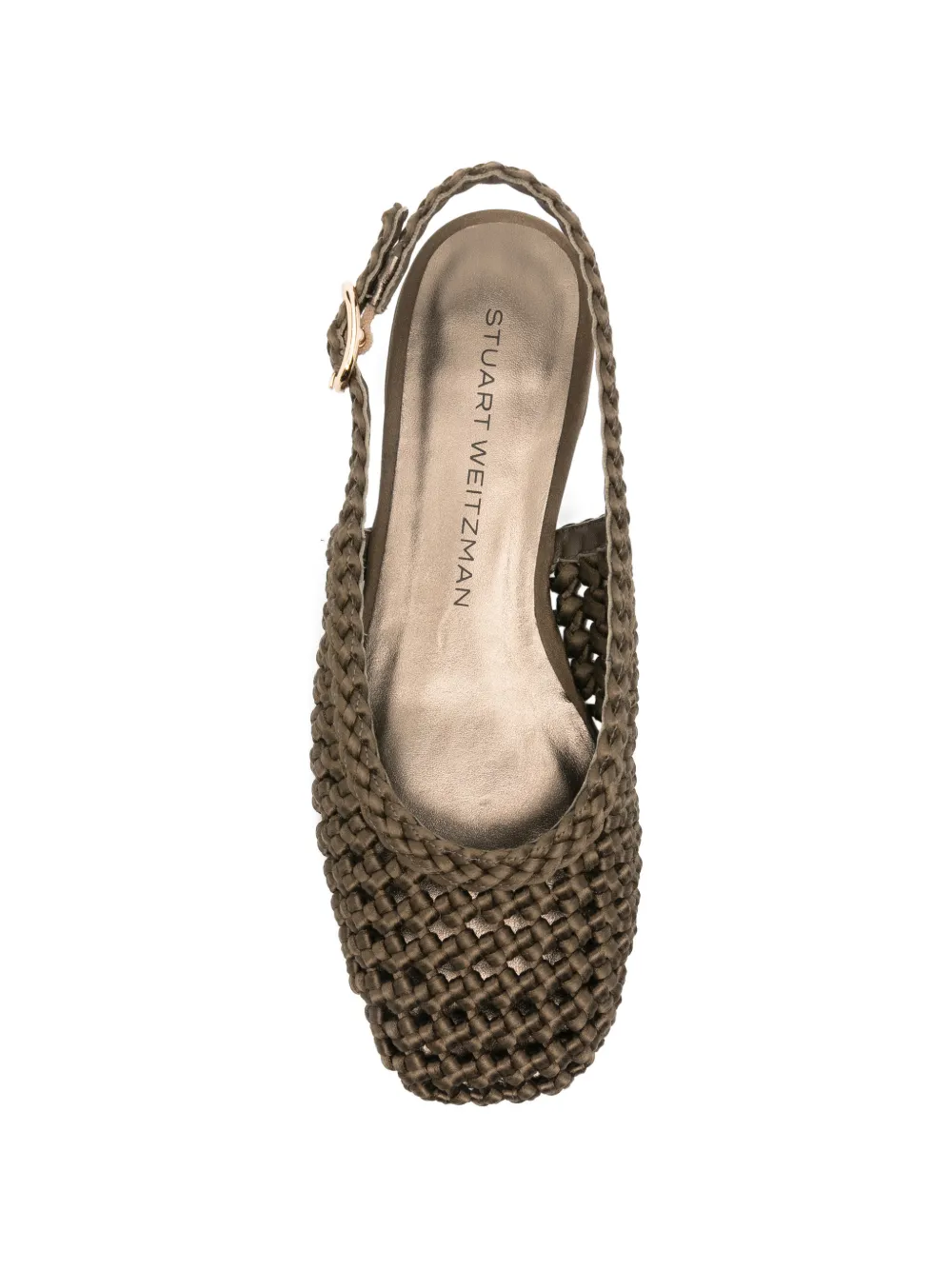 Stuart Weitzman slingback flat pumps Groen