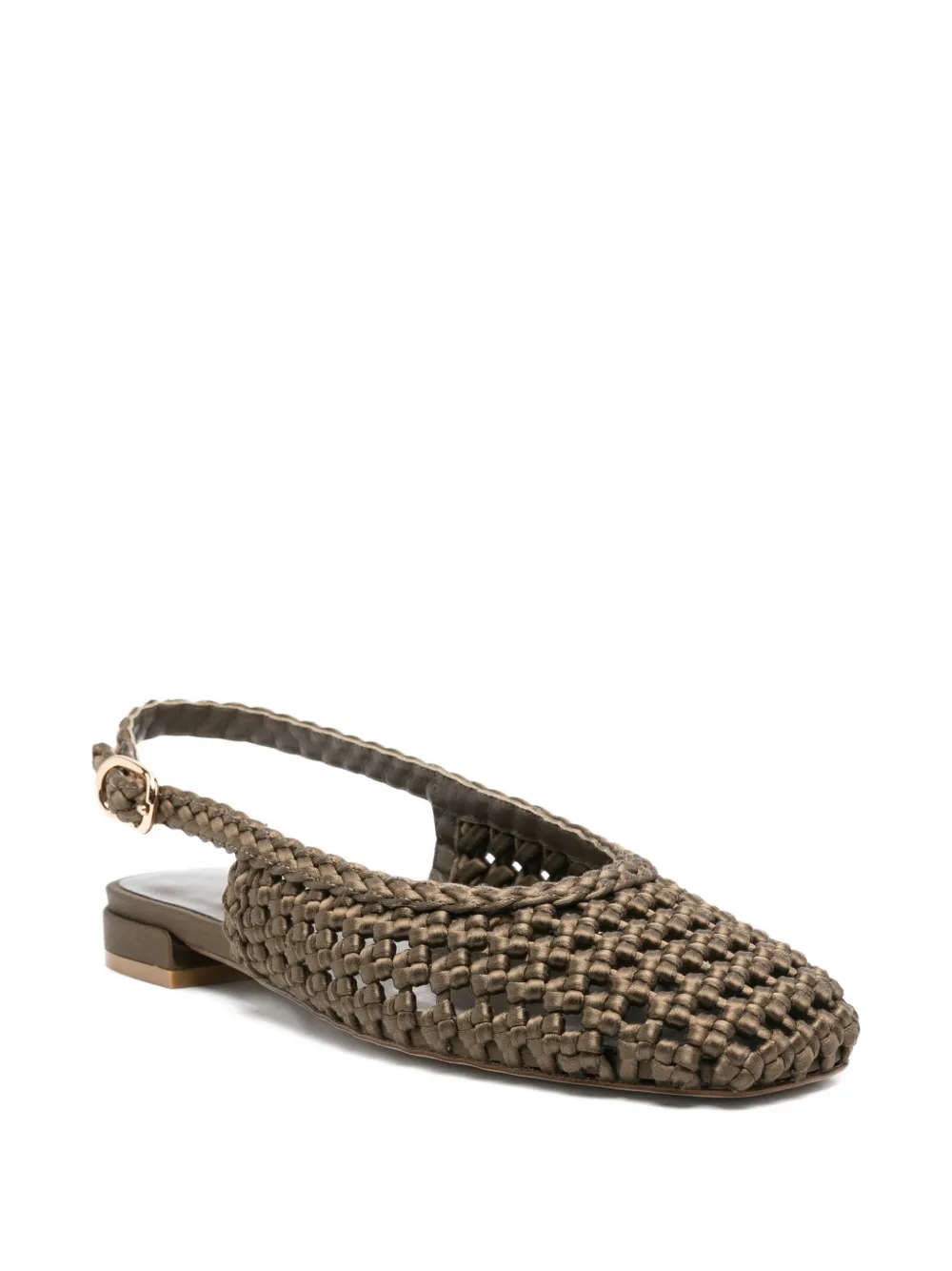 Stuart Weitzman slingback flat pumps Groen