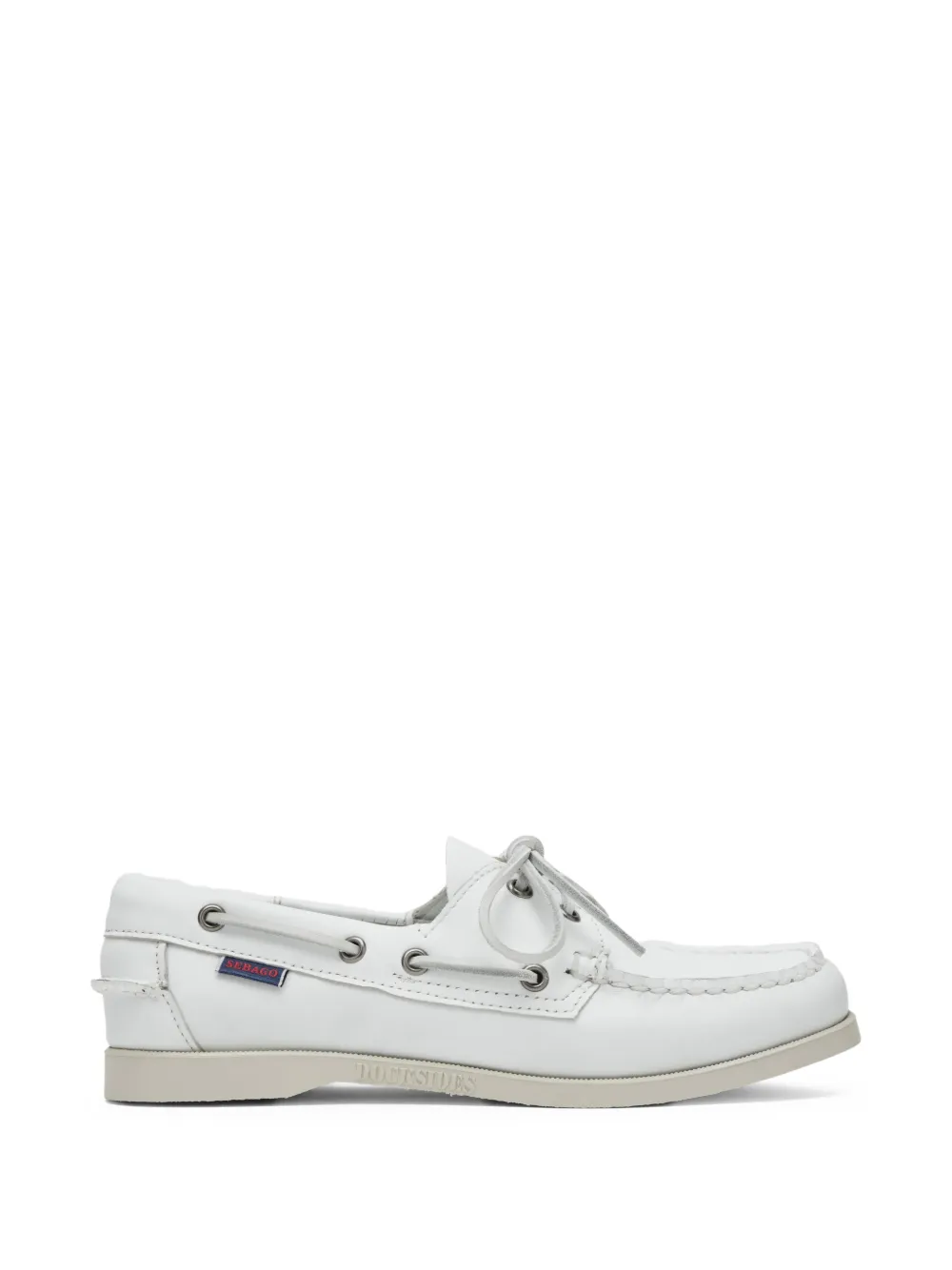 Sebago Portland boat shoes - Bianco