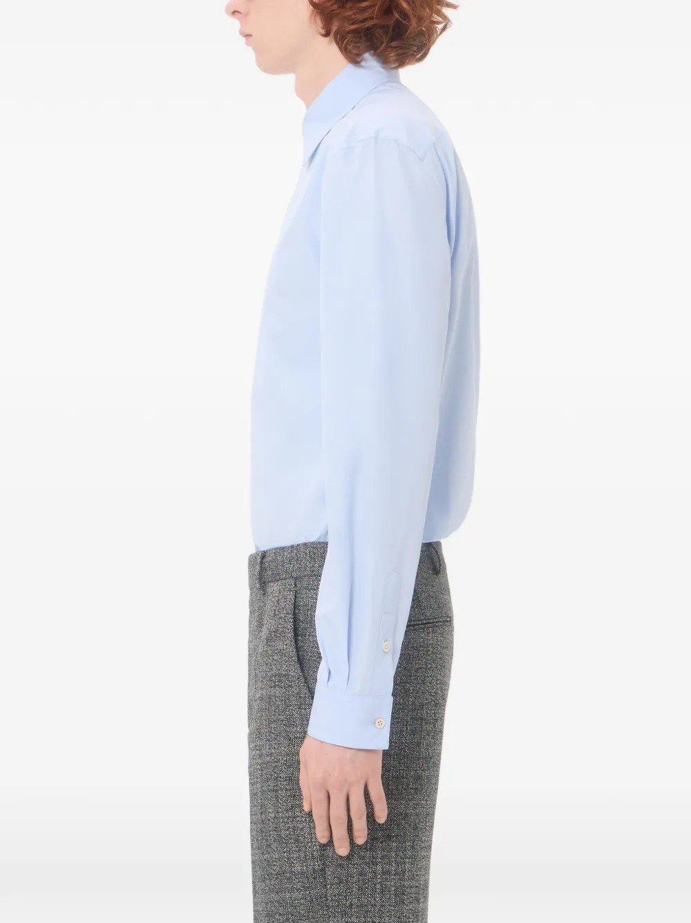 Valentino Garavani VLogo overhemd met lange mouwen Blauw