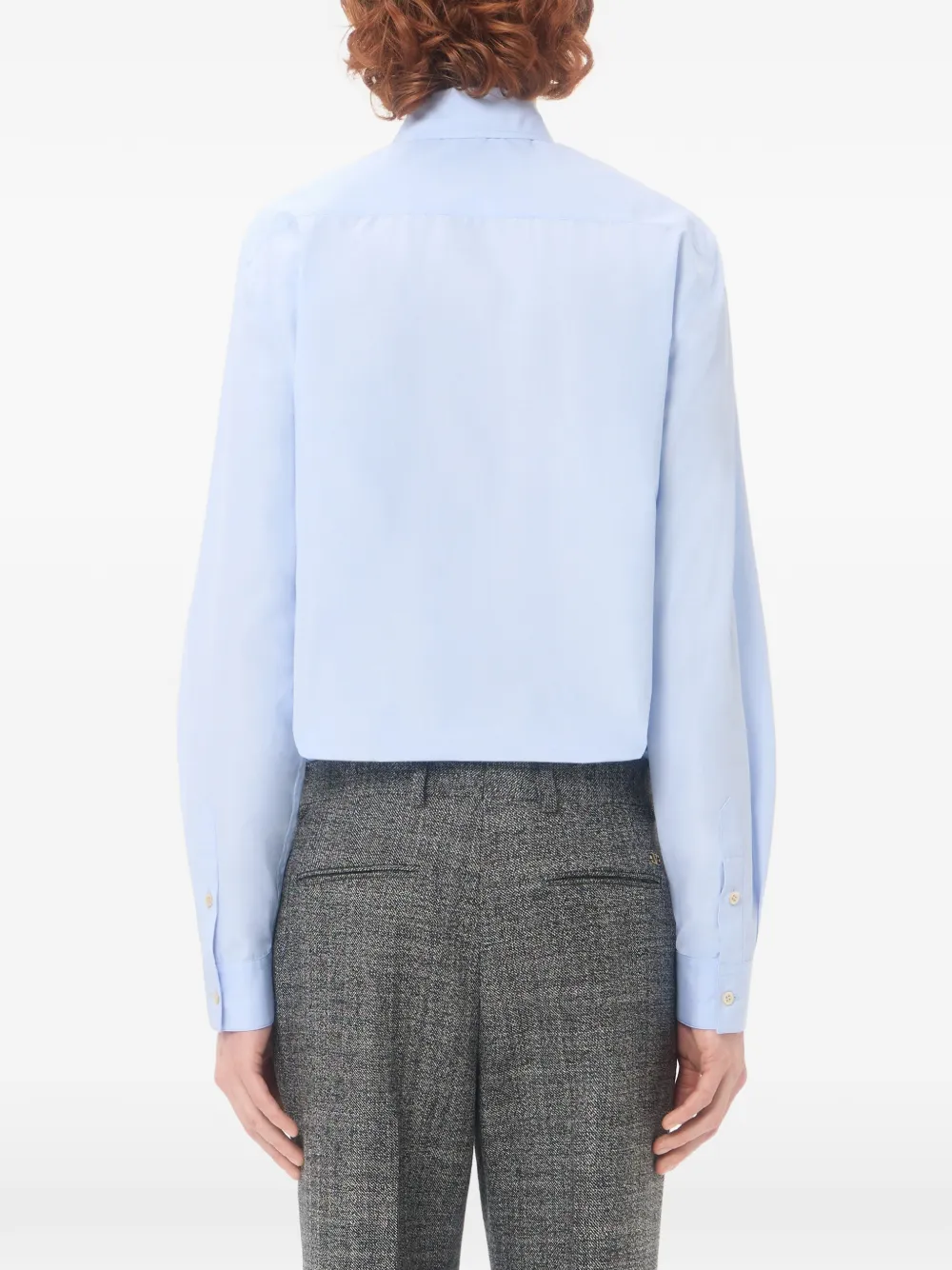 Valentino Garavani VLogo overhemd met lange mouwen Blauw