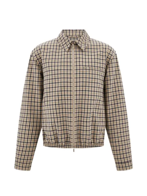 Ferragamo veste bomber à carreaux