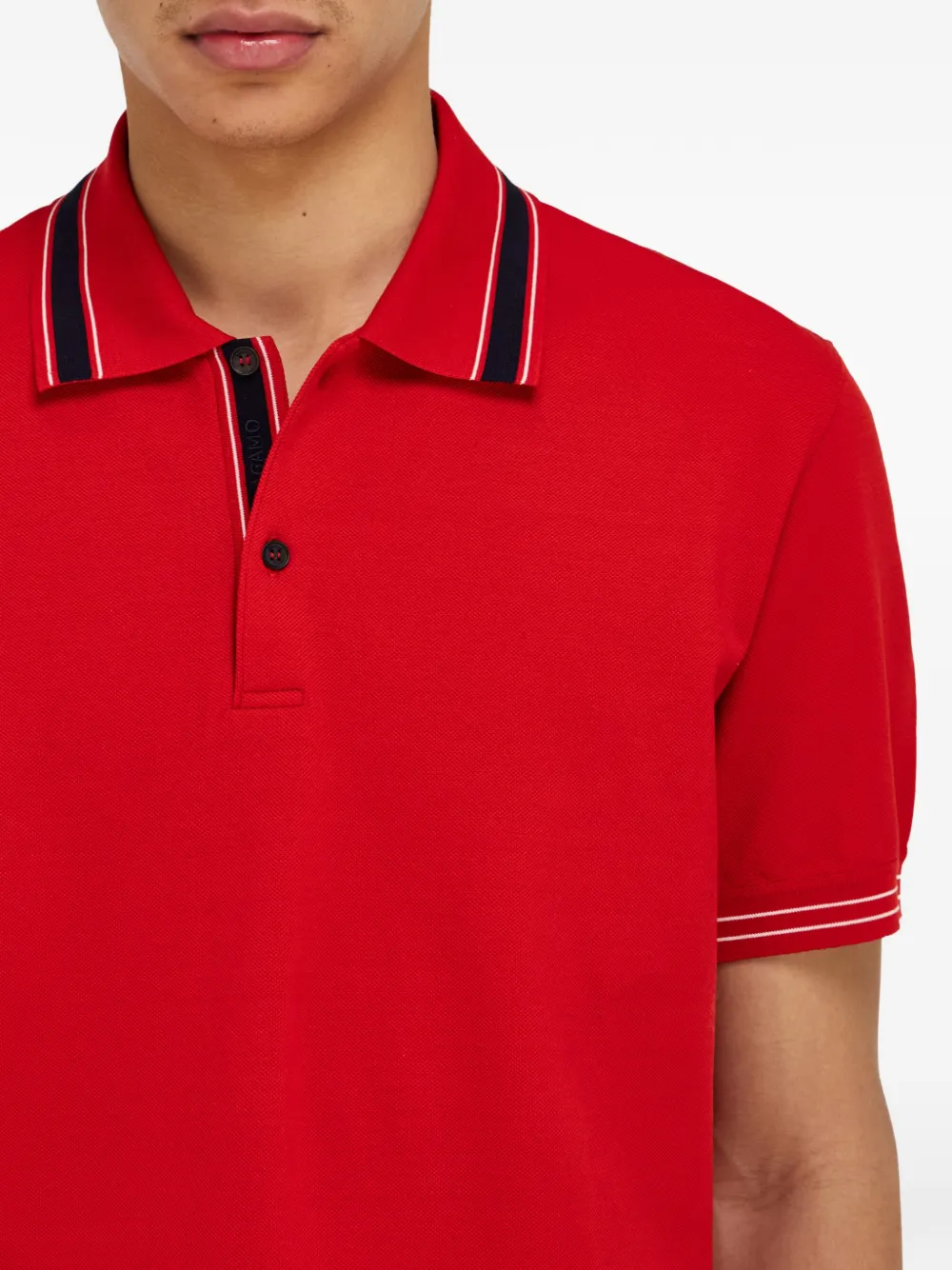 Ferragamo Poloshirt met korte mouwen Rood
