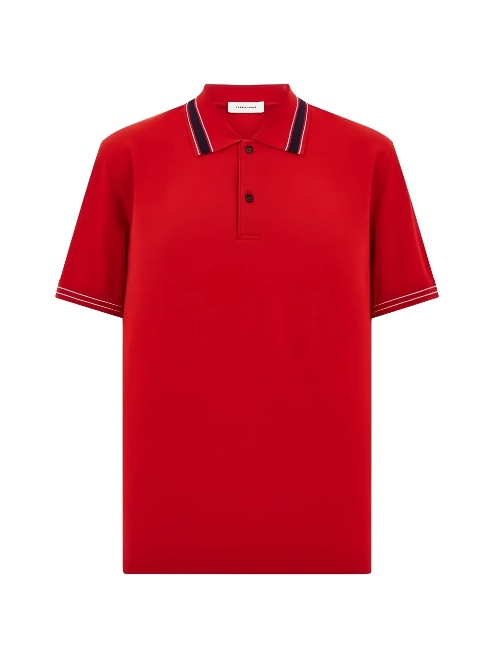 Ferragamo Poloshirt met korte mouwen Rood