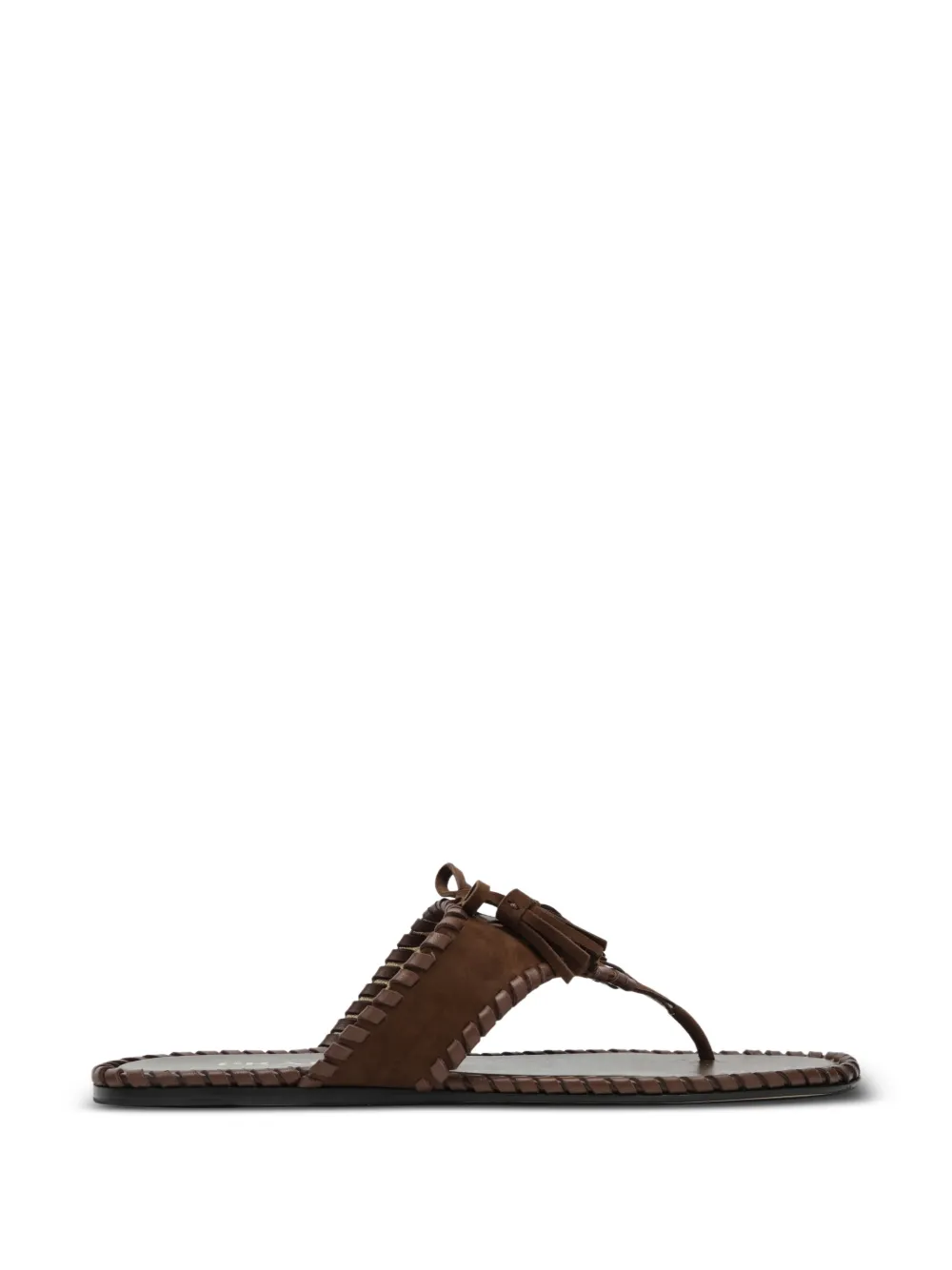 Prada suede flat sandals Bruin