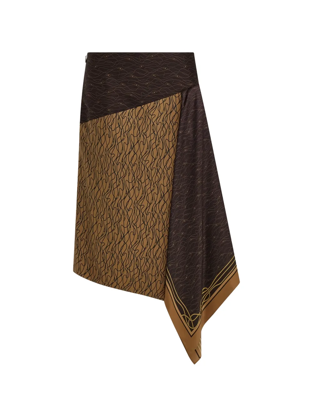 Ferragamo handkerchief skirt · 38