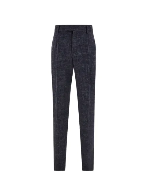 Ferragamo Calça de alfaiataria em seda e lã