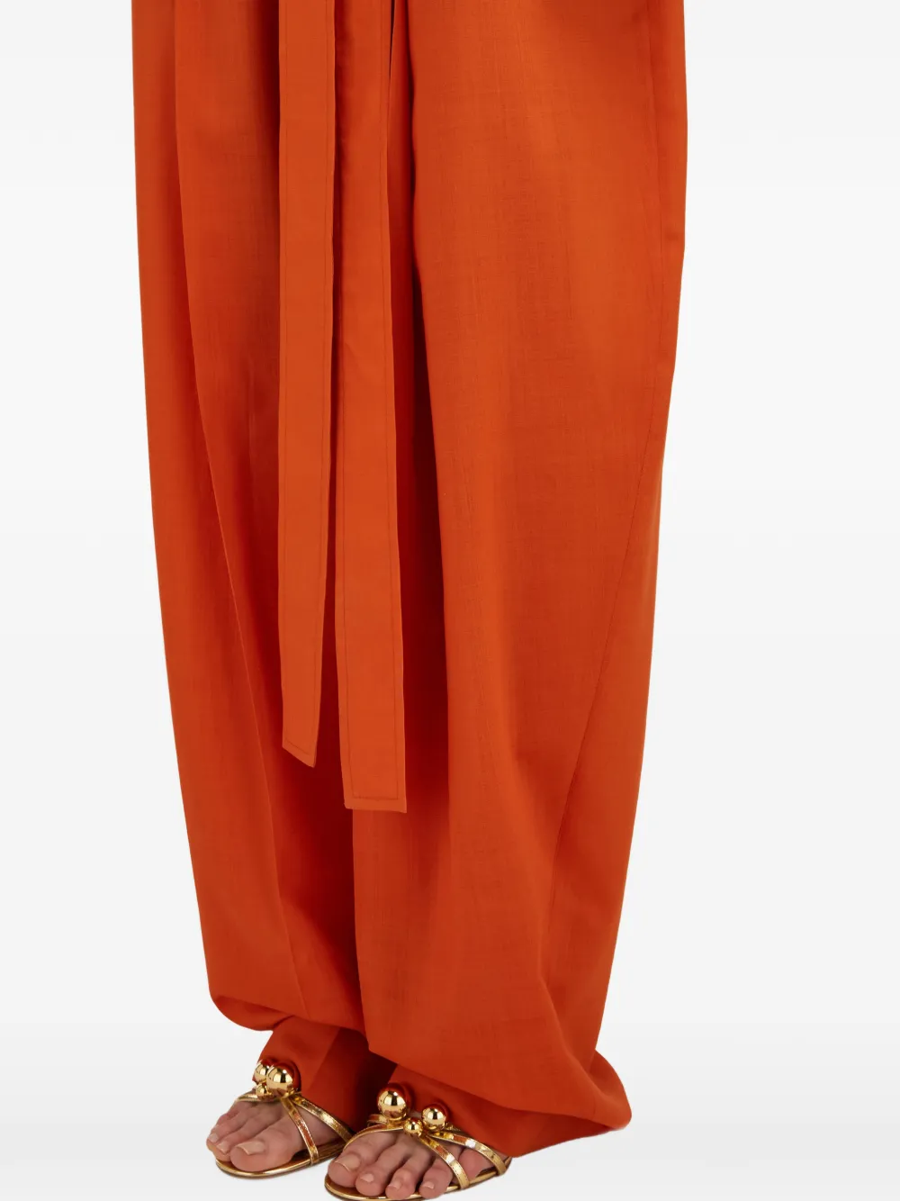 Ferragamo Broek met wijde pijpen Oranje